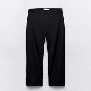 Zara black capris